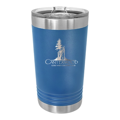 16 OZ. ROYAL BLUE POLAR CAMEL STAINLESS PINT WITH SLIDER LID